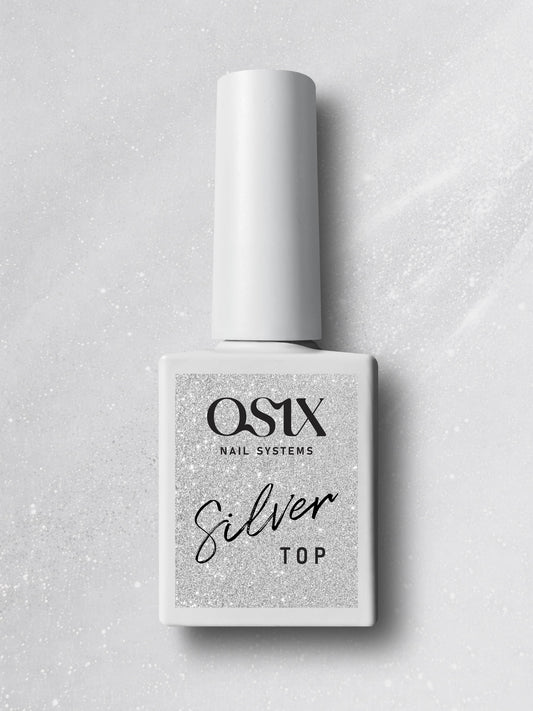 Silver Top Coat - Viršutinis sluoksnis 10ml (Be TPO)