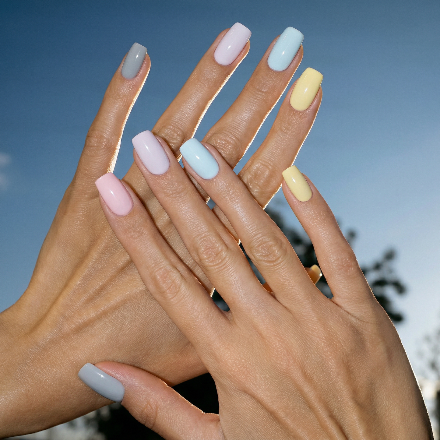 Pastel kolekcijos 5x gelinių lakų rinkinys