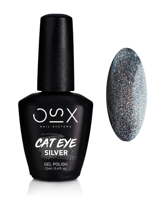 Silver (Cat Eye) - Gelinis lakas 12ml (Be TPO)