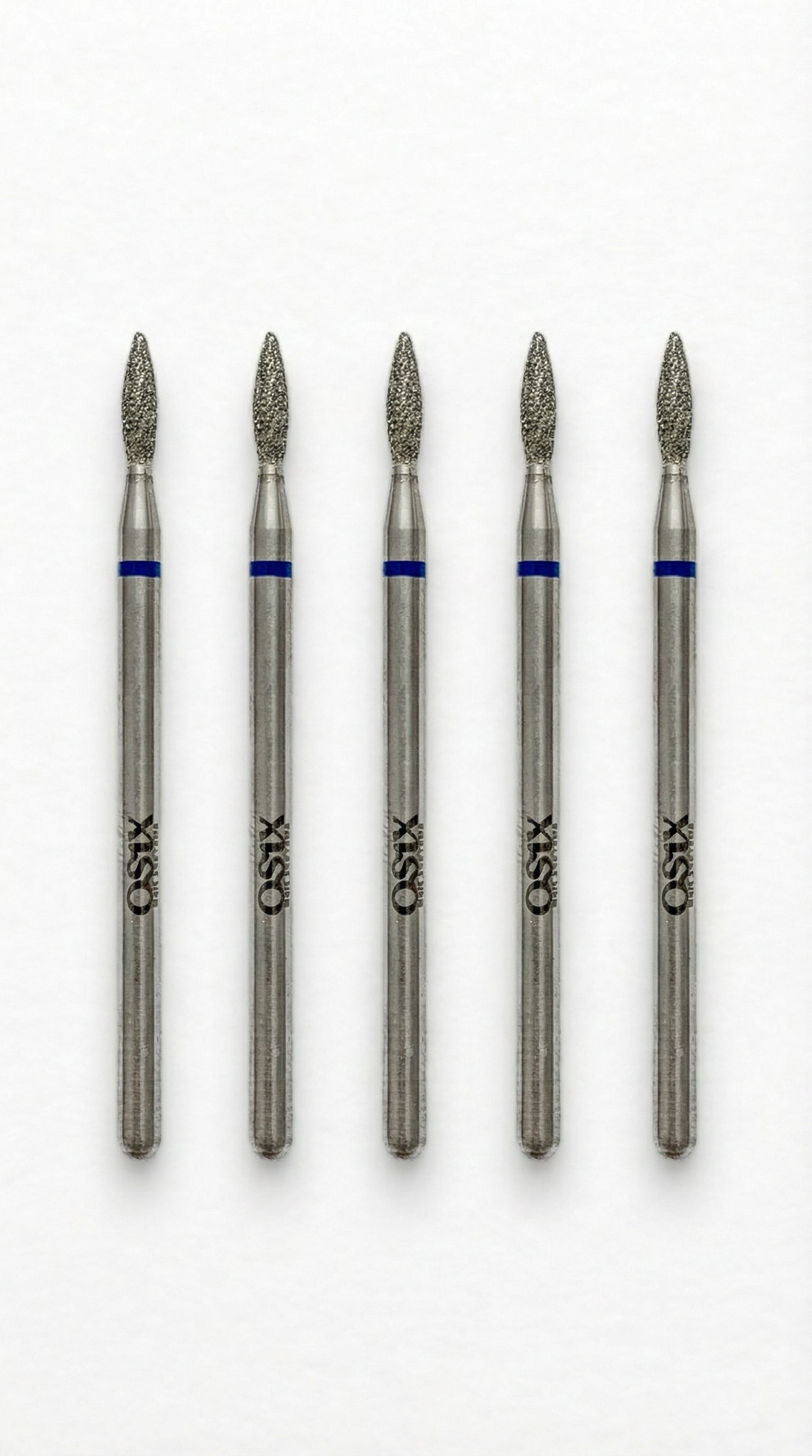 Liepsnelė 5vnt  (mėlyna) - Deimantinis OSIX antgalis