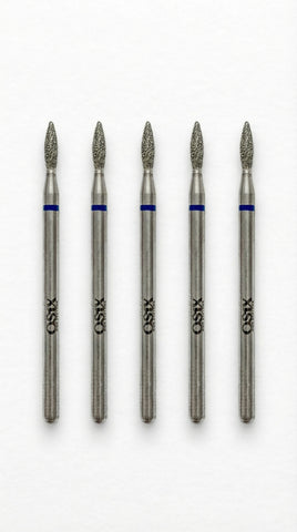 Liepsnelė 5vnt  (mėlyna) - Deimantinis OSIX antgalis